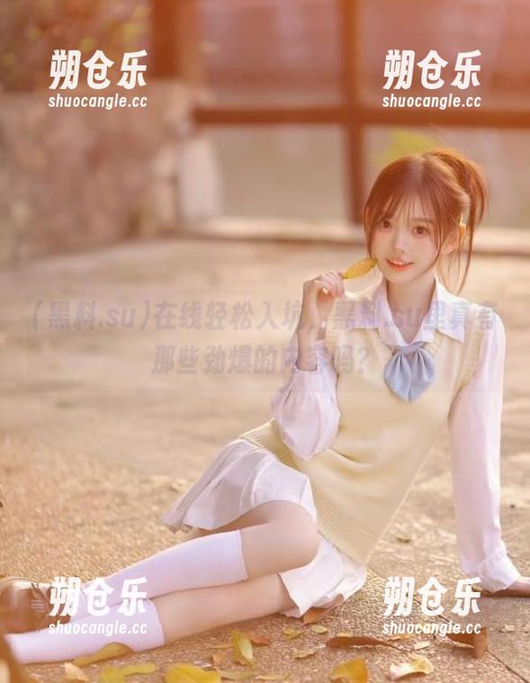 黑料.su 在线轻松入坑,黑料.su里真有那些劲爆的内容吗?